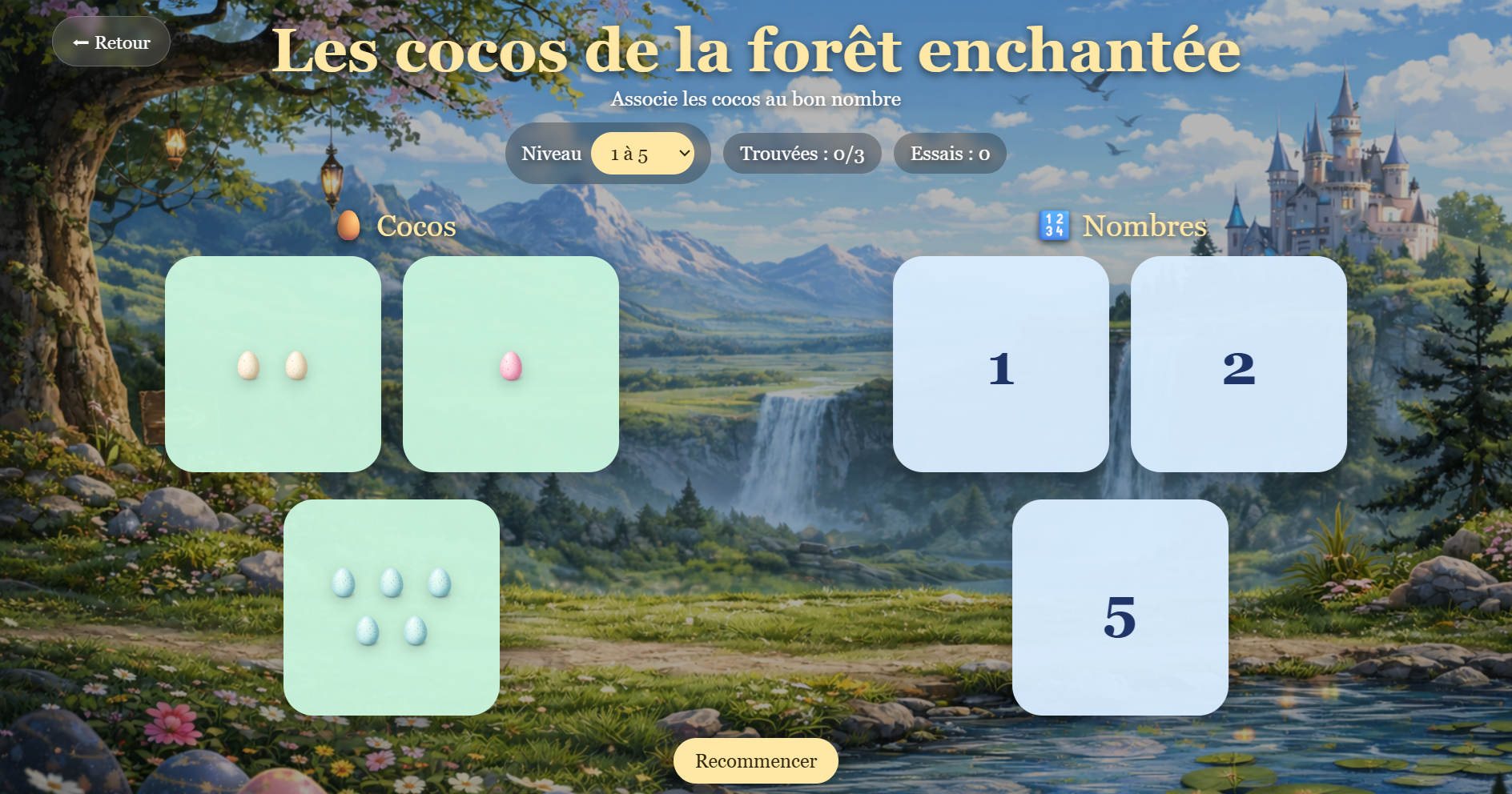 Aperçu du jeu Association cocos