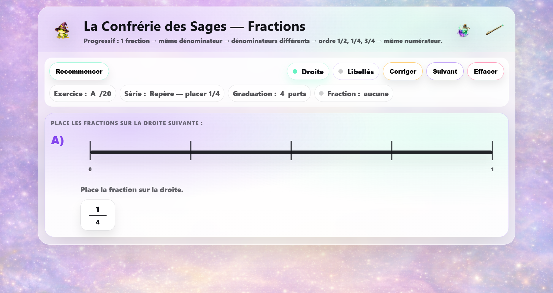 Aperçu Droite magique