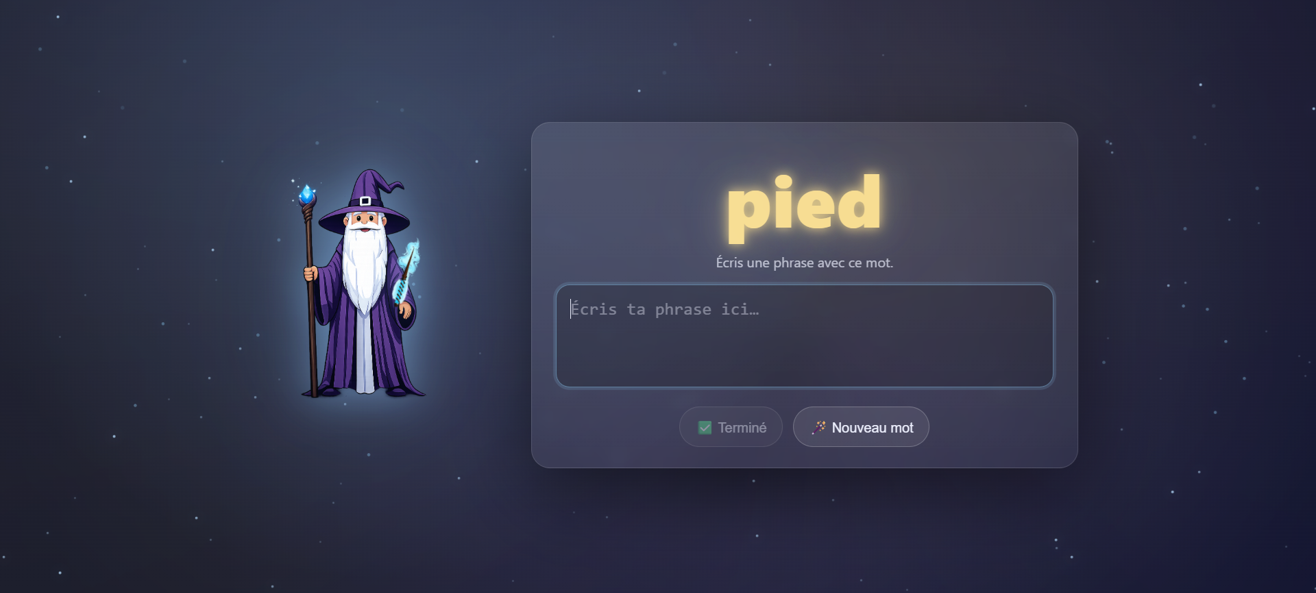 Aperçu : Sortilège des Mots